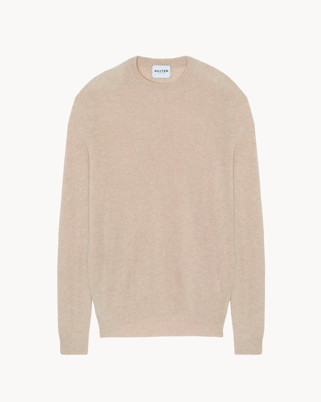 Pull Kory beige chiné - Image principale