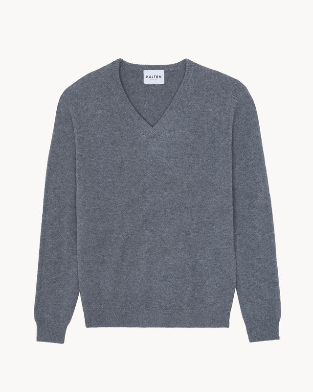 Pull Masuo gris flanelle - Image principale