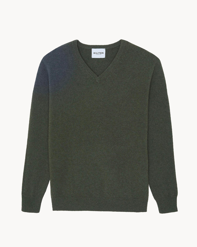 Pull Masuo kaki foncé - Image principale