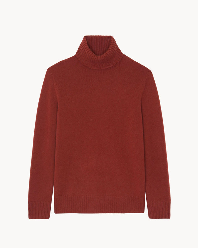Sweater Antho earth burgundy - Image principale