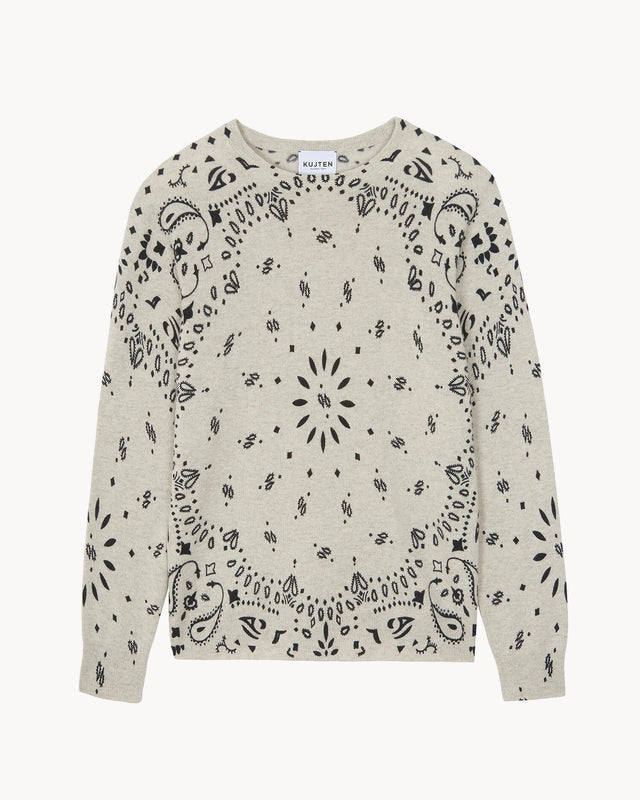 Pull Pitt Bandana avoine - Image principale