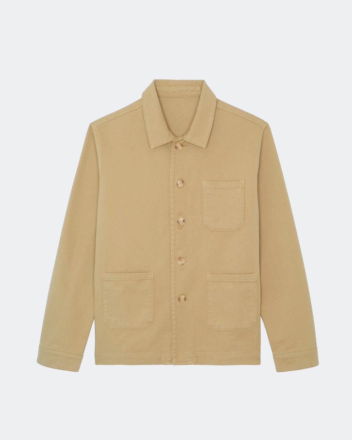 Veste en coton beige pour homme - Kujten packshot