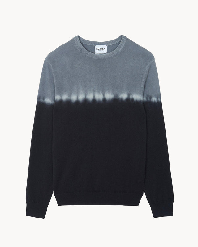 Pull Pitt Bicolor gris flanelle - Image principale