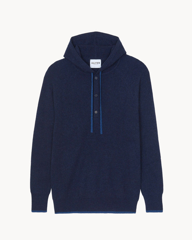 Pull Phili bleu indigo chiné - Image principale