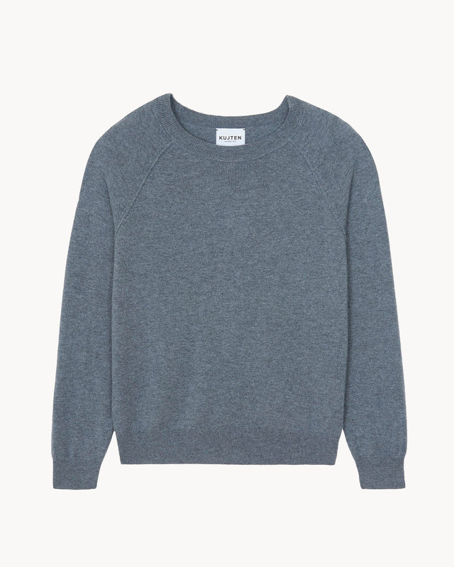 Pull Rafael gris flanelle - Image principale