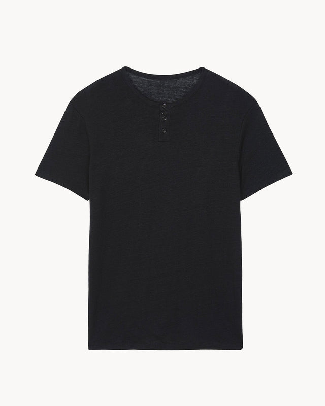 T-Shirt Lino noir - Image principale