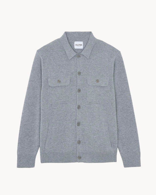 Surchemise Adam gris chiné - Image principale