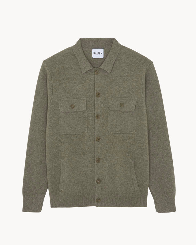 Surchemise Adam kaki chiné - Image principale