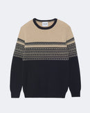 Pull en cachemire bleu pour homme - Kujten packshot