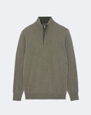 Pull en cachemire kaki pour homme - Kujten packshot