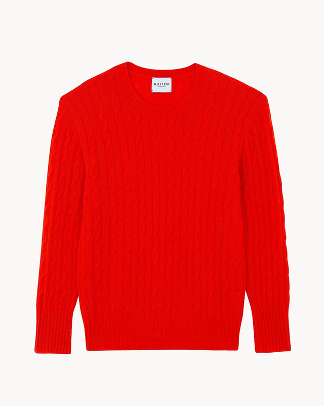 Pull Tomi orange rosso - Image principale