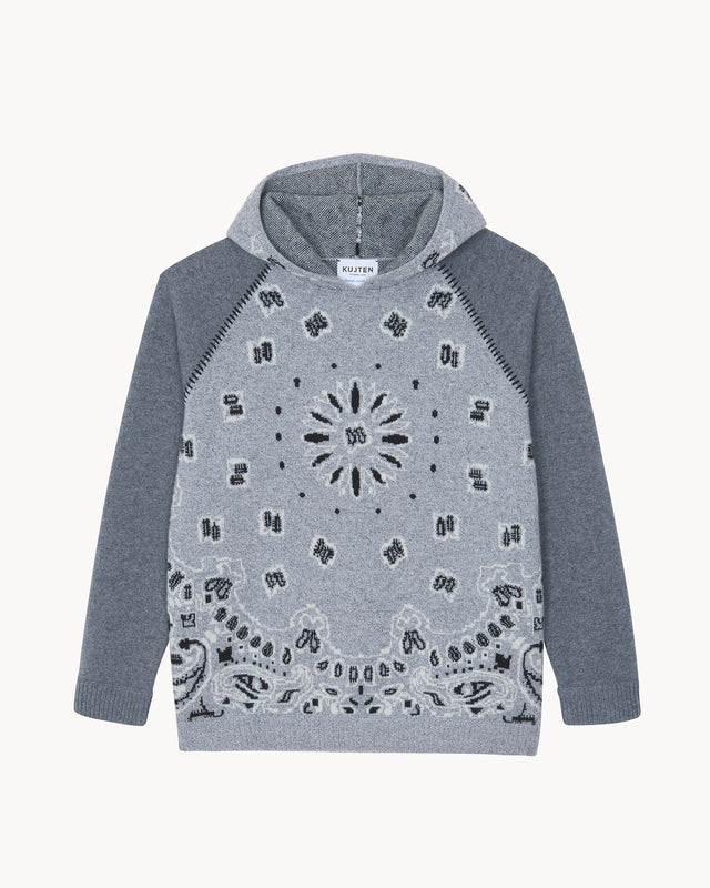 Pull Arturo Band gris mouliné - Image principale