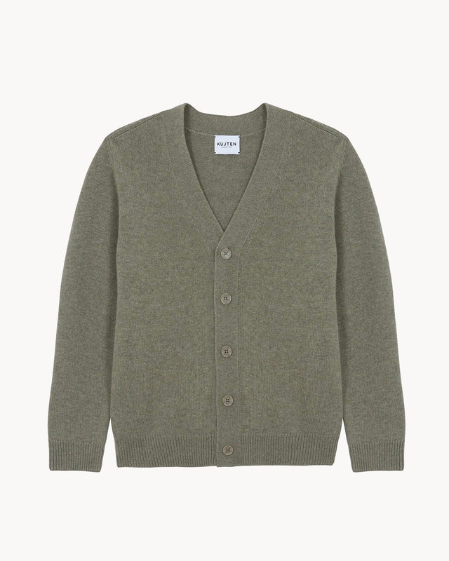 Cardigan Soussou marl khaki - Image principale