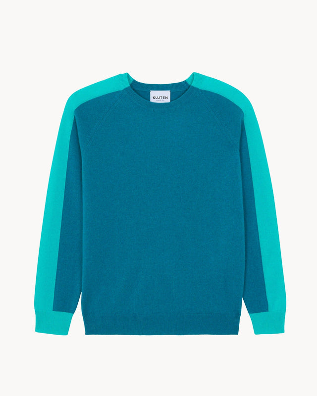 Pull Ian vert paon - Image principale