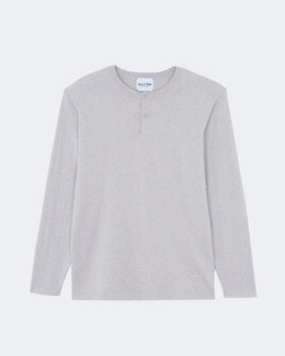 Pull en cachemire & coton gris pour homme - Kujten packshot