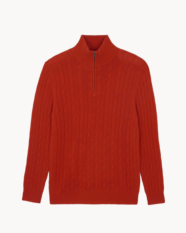 Pull Hector orange rosso - Image principale
