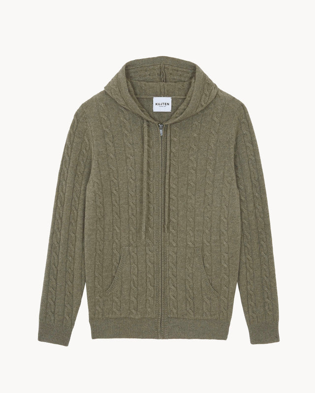 Hoodie Steph marl khaki - Image principale