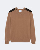 Pull en cachemire camel pour homme - Kujten packshot