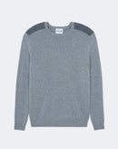 Pull en cachemire gris pour homme - Kujten packshot