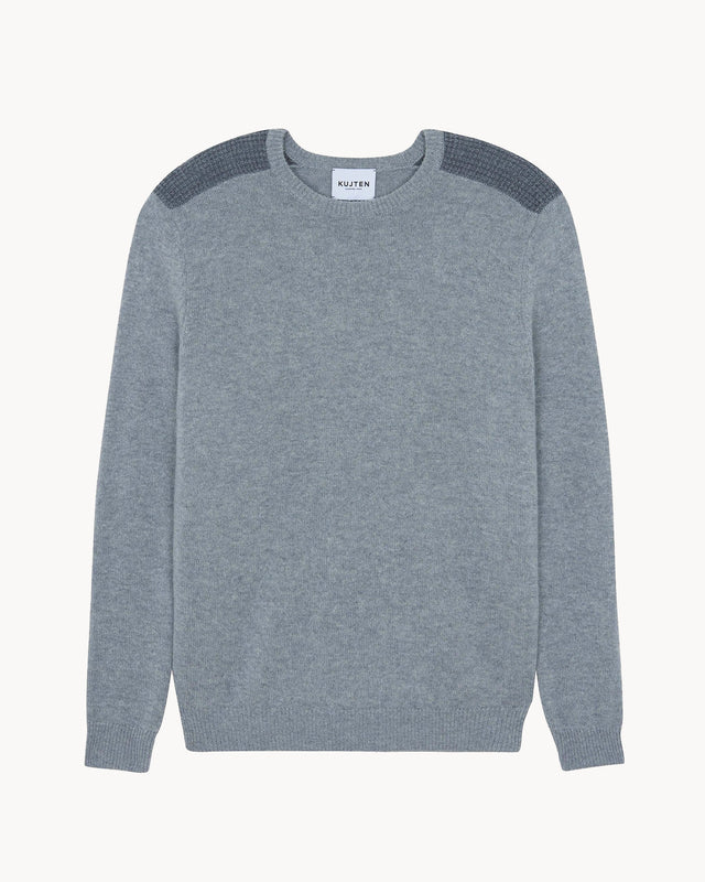 Crewneck Donatien gris chiné - Image principale