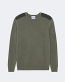 Pull en cachemire kaki pour homme - Kujten packshot