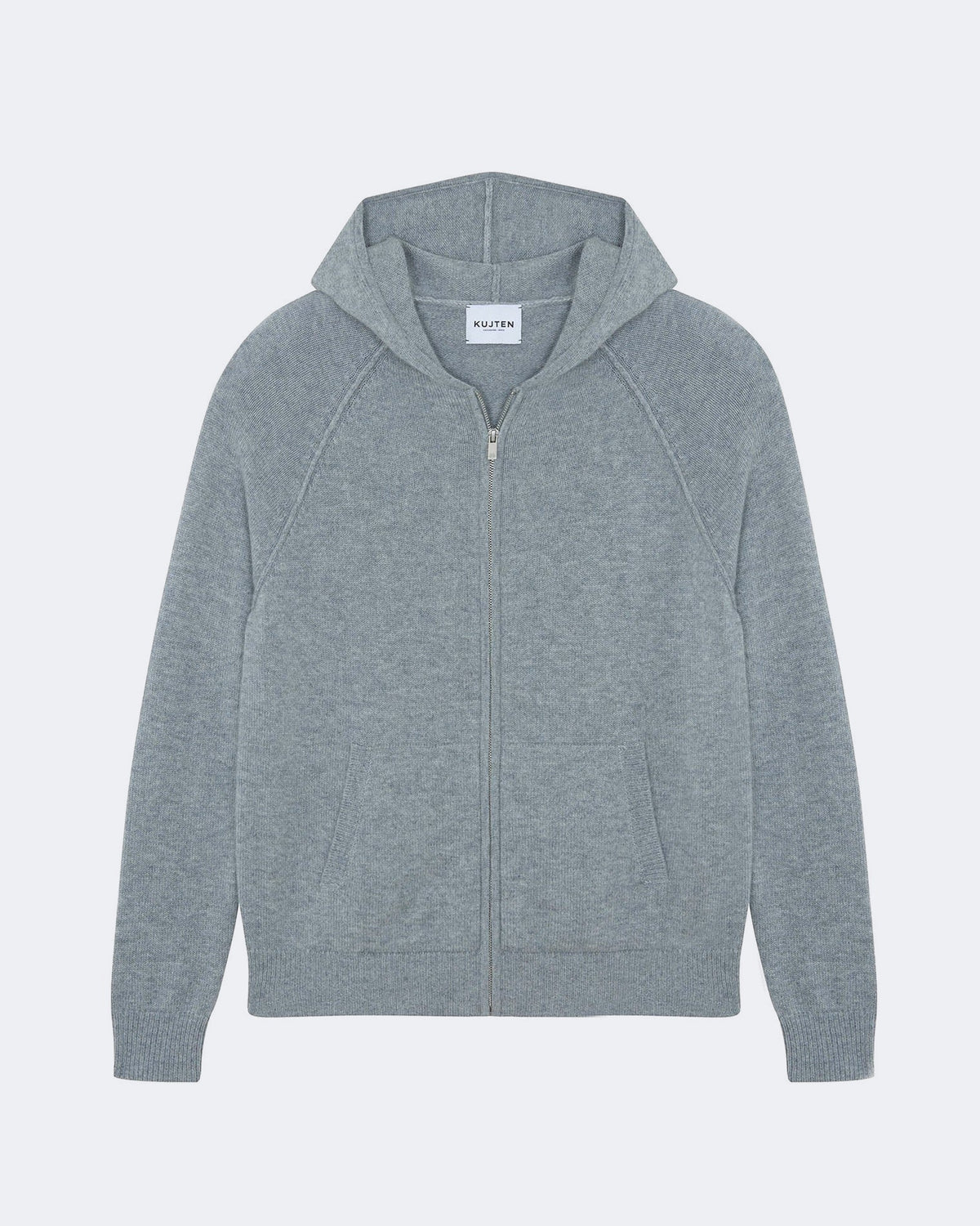 Pull en cachemire gris pour homme - Kujten packshot