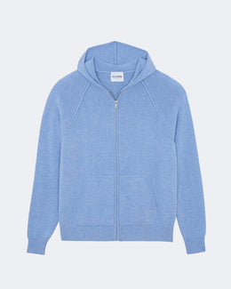 Hoodie doudy droit bleu - Kujten packshot