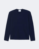 Pull en cachemire bleu pour homme - Kujten packshot