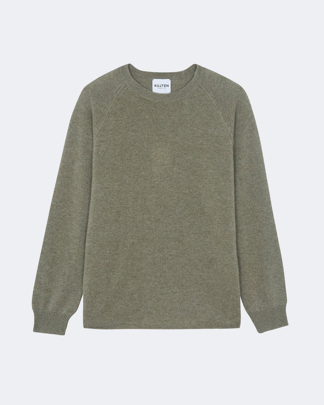 Sweater Balthazar marl khaki - Image principale
