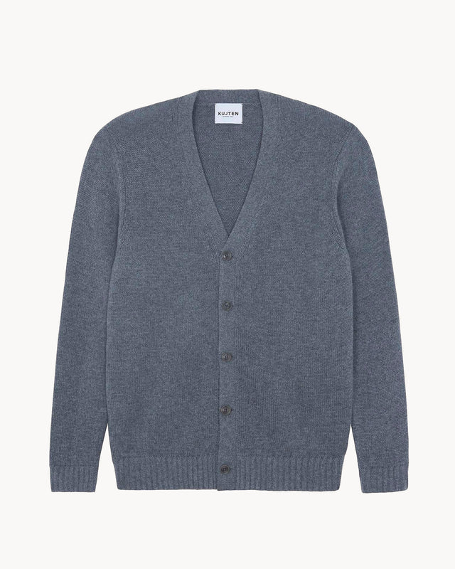 Cardigan Tiago flannel gray - Image principale