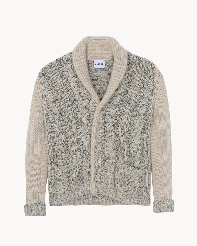 Cardigan Linar marl beige - Image principale