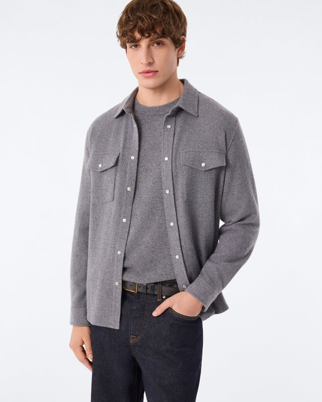 Chemise Timber gris flanelle - Image principale