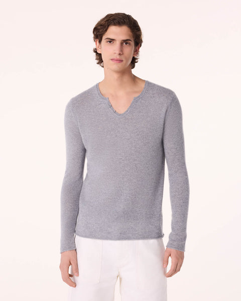 Pull Anton gris chiné - Image principale