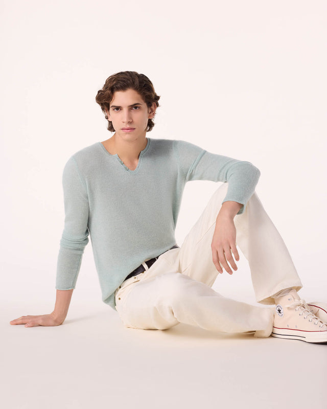 Sweater Anton celadon green - Image principale