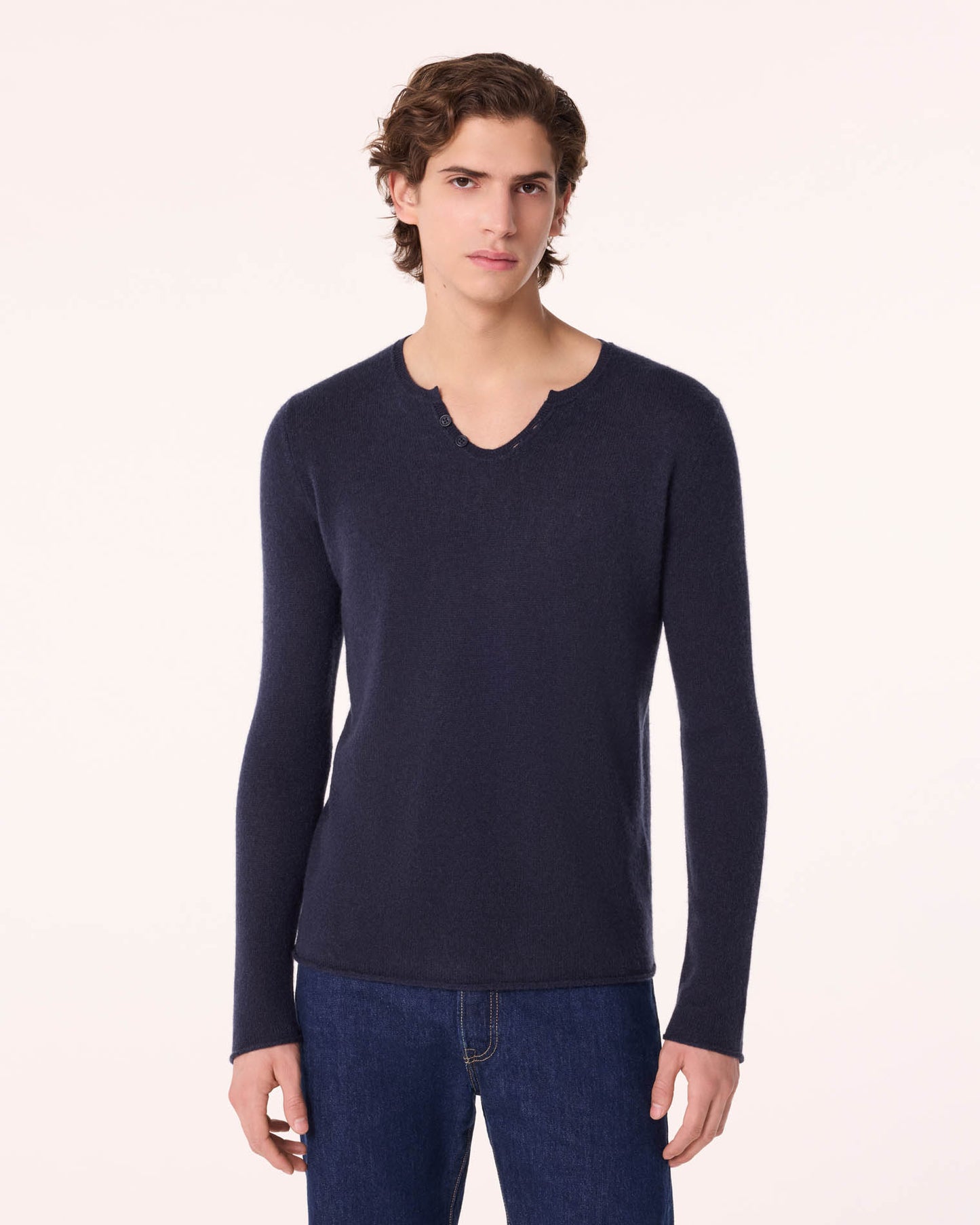 Sweater Anton dark navy blue