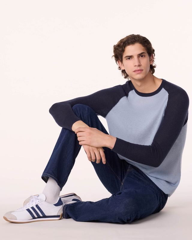Pull Tim bleu papillon - Image principale