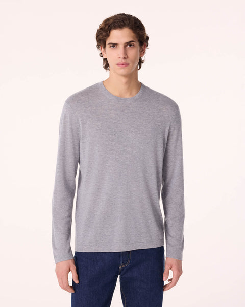 Pull Timeo gris chiné - Image principale