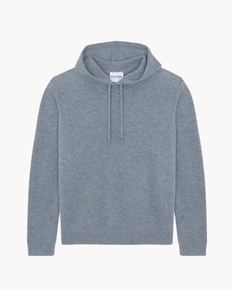 Pull gab tricotage jersey gris - Kujten packshot