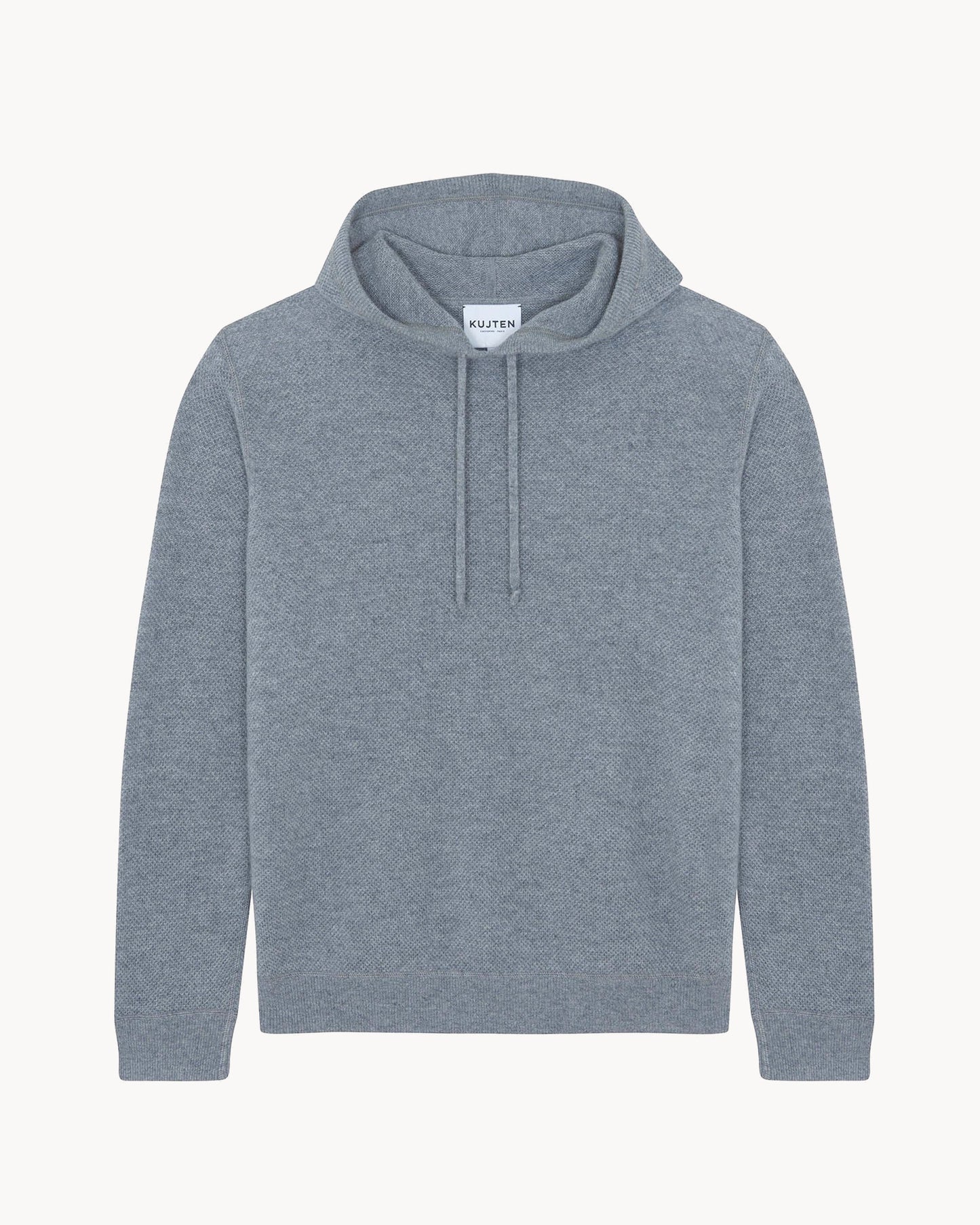 Pull gab tricotage jersey gris - Kujten packshot
