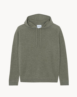Pull en cachemire kaki pour homme - Kujten packshot