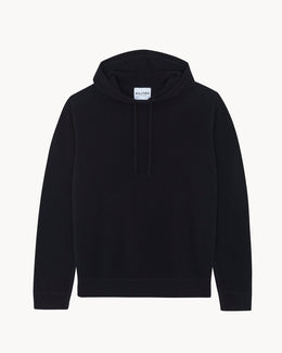 Pull en cachemire noir pour homme - Kujten packshot