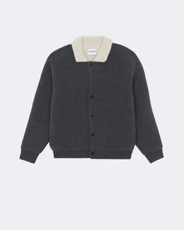 Gilet hamil oversize gris - Kujten packshot