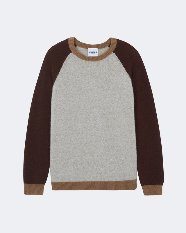 Sweater Jojo Colorblock hazel brown - Image principale