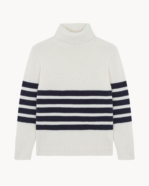 Pull Quentin blanc - Image principale