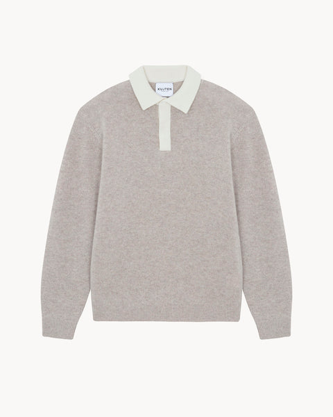 Polo Roy oats white - Image principale
