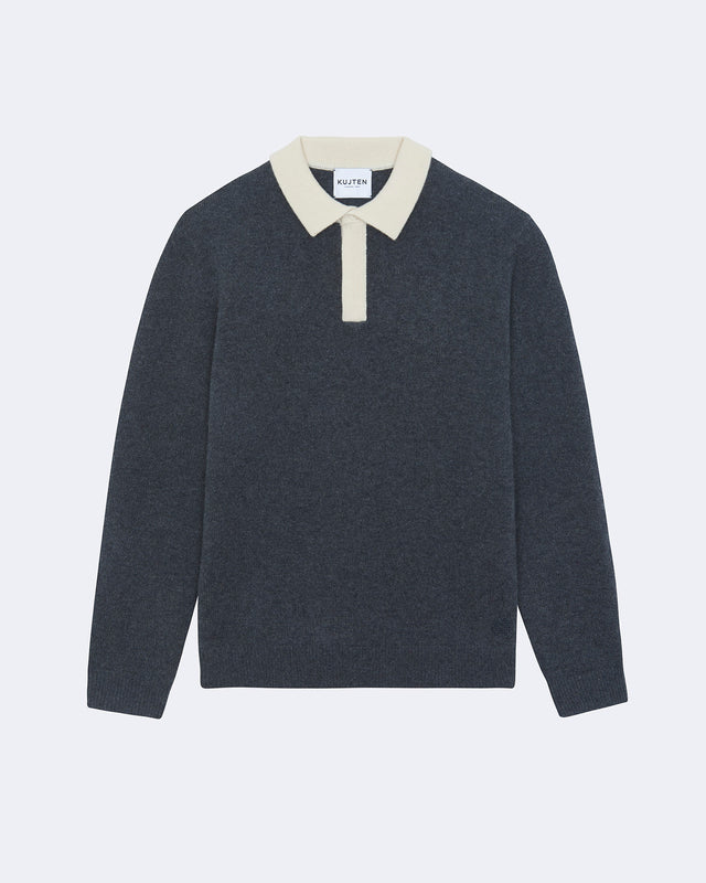 Polo Roy gris charbon - Image principale