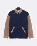 Bomber xavier oversize bleu - Kujten packshot
