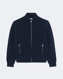 Gilet en cachemire bleu pour homme - Kujten packshot