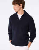 Pull Faustino bleu marine foncé