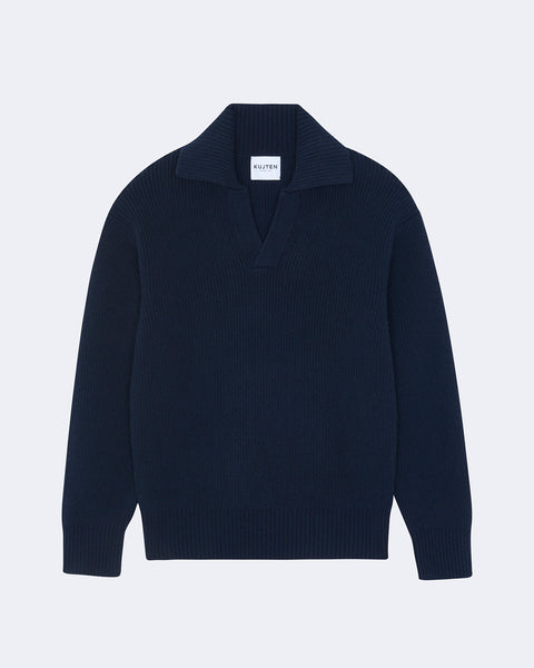 Pull Faustino bleu marine foncé - Image 4